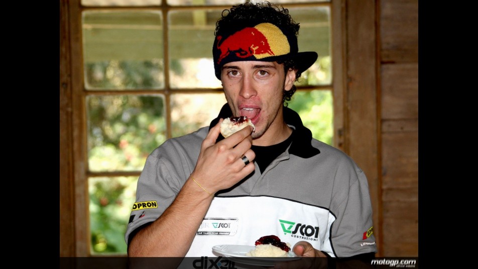 Andrea Dovizioso at a typical Australian Farm