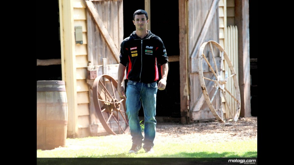 Mike di Meglio at Churchill Island farm