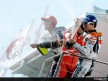 Valentino Rossi, Casey Stoner and Nicky Hayden on the podium at Phillip Island