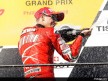 Casey Stoner on the podium at Phillip Island