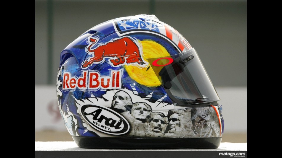 Nicky Hayden 2008 Helmet designs