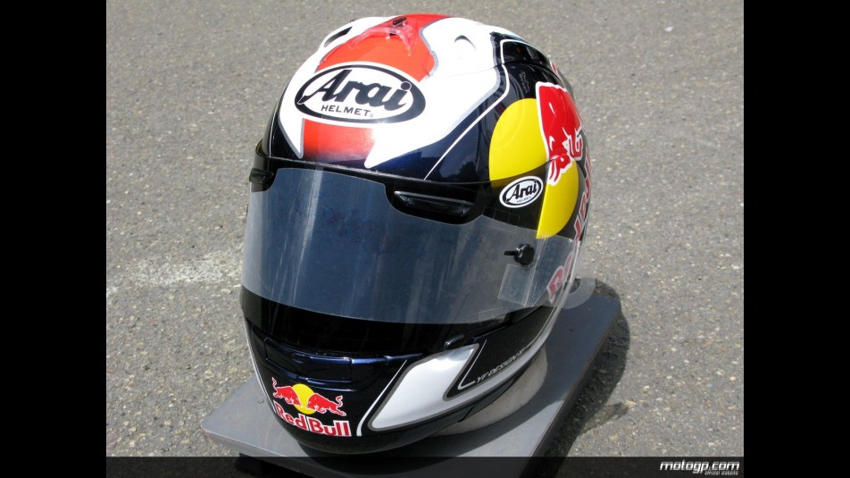 Repsol Honda´s Dani Pedrosa 2008 helmet