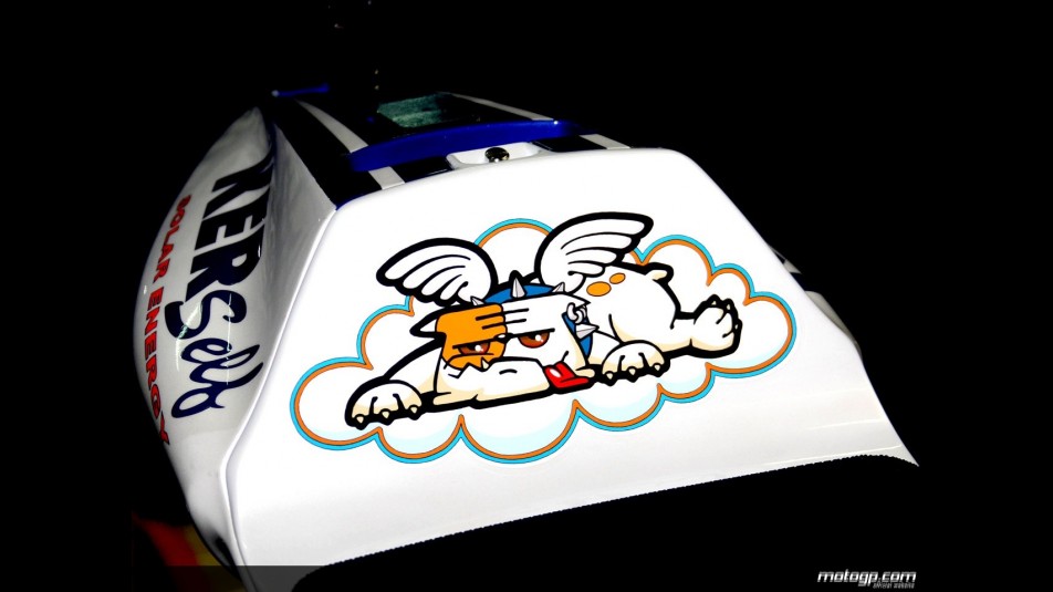 Valentino Rossi pays tribute to his late bulldog Guido