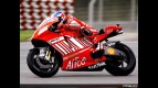 Casey Stoner in action in Sepang