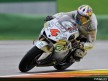 Andrea Dovizioso in action during Practice in Valencia
