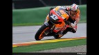 Dani Pedrosa in action during Practice in Valencia