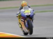 Valentino Rossi in action in Valencia