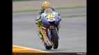Valentino Rossi in action in Valencia