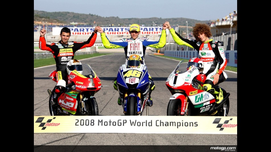2008 MotoGP Champions celebrated in Valencia