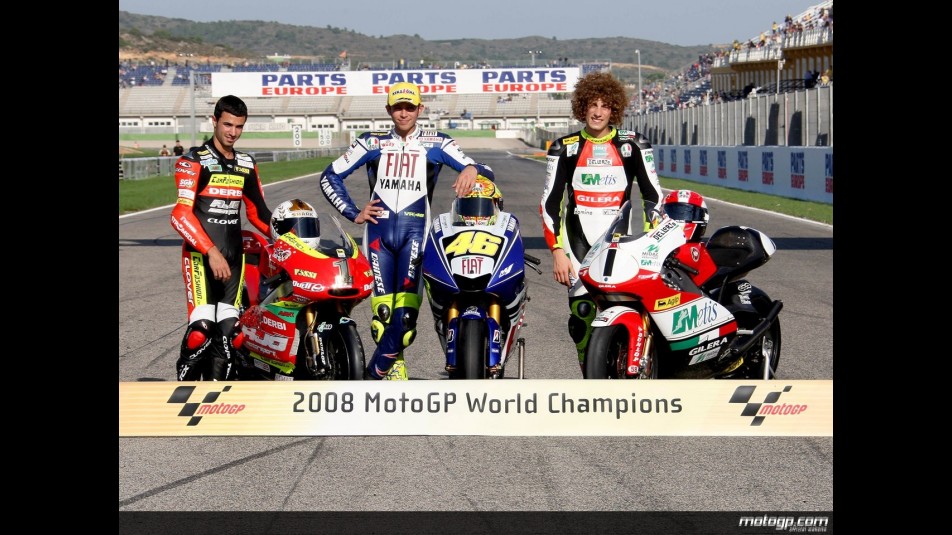 2008 MotoGP Champions celebrated in Valencia