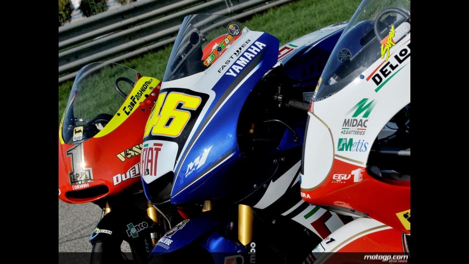 2008 MotoGP Champions´ bikes
