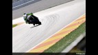 Valentino Rossi in action in Valencia (MotoGP)