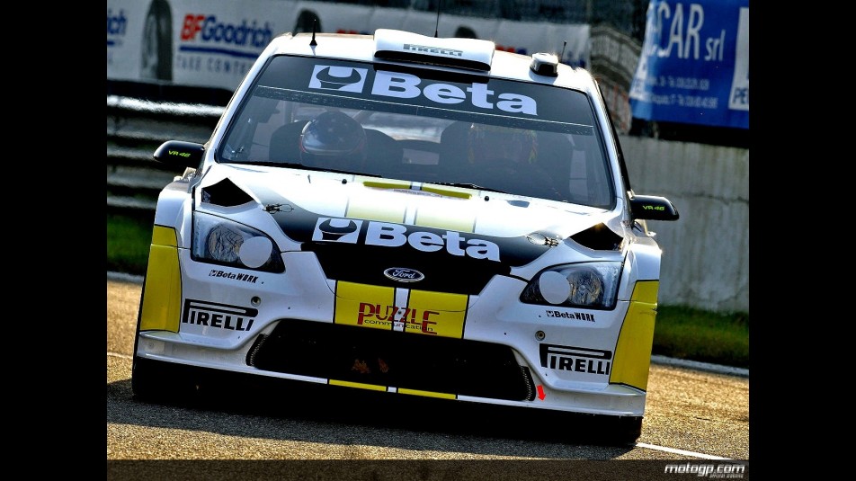 Valentino Rossi in the Monza Rally Show