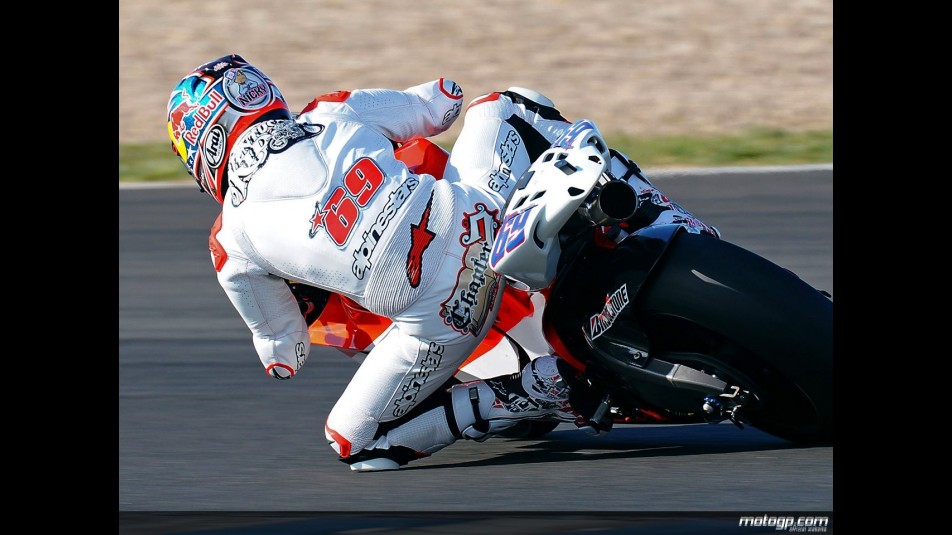 Nicky Hayden in MotoGP test in Jerez