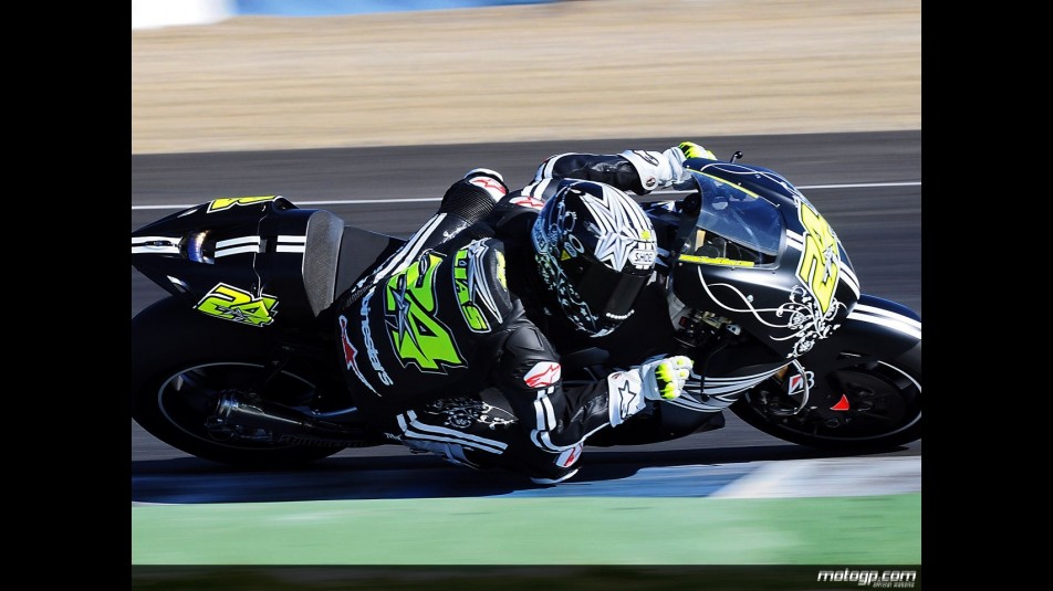 Toni Elias in MotoGP test in Jerez