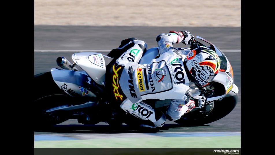 Yuki Takahashi in MotoGP test in Jerez