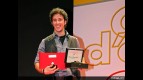 Andrea Dovizioso receiving `Golden Helmet´ at Bologna Motorshow