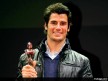 Simone Corsi receiving `Golden Helmet´ at Bologna Motorshow