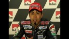 2001 Spanish GP Azuma interview after the race