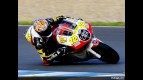 Thomas Luthi on track at Jerez Test (250cc)
