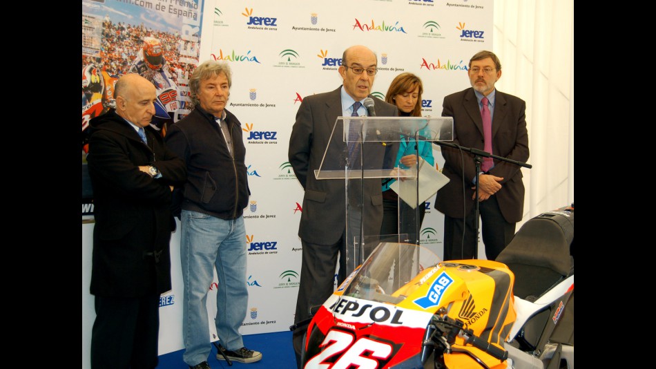 Dorna CEO Carmelo Ezpeleta at Jerez GP presentation