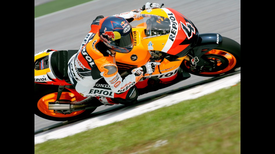 Andrea Dovizioso on track at Sepang test