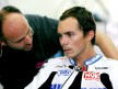Rizla´s Chris Vermeulen in the garage
