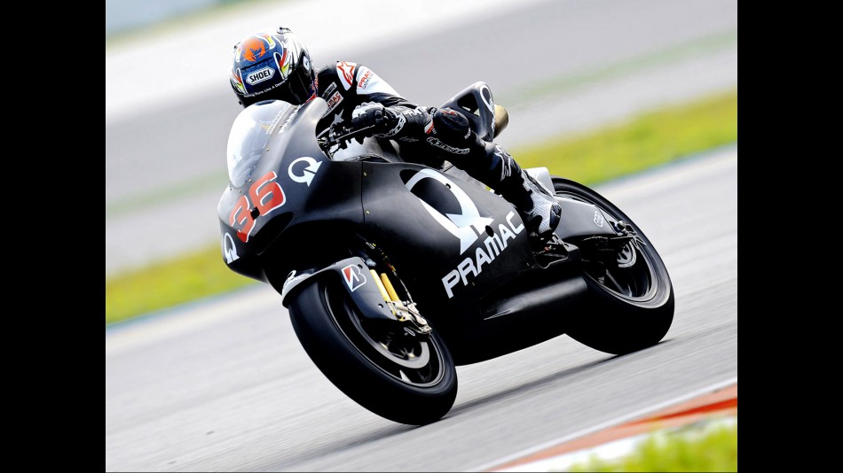 Mika Kallio on track at Sepang test