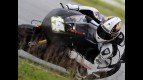 Randy de Puniet testing the new Satellite Honda RC212V at Sepang