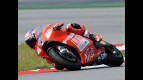 Casey Stoner testing the Ducati Desmosedici GP9 at the Sepang circuit