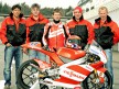Stefan Bradl and his staff at the Hockenheim rollout