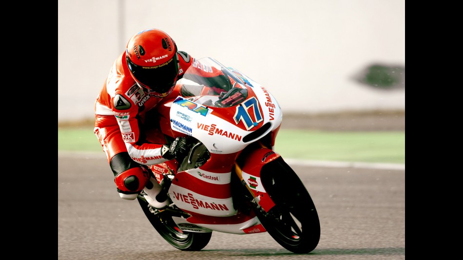 Stefan Bradl in action at the Hockenheim circuit