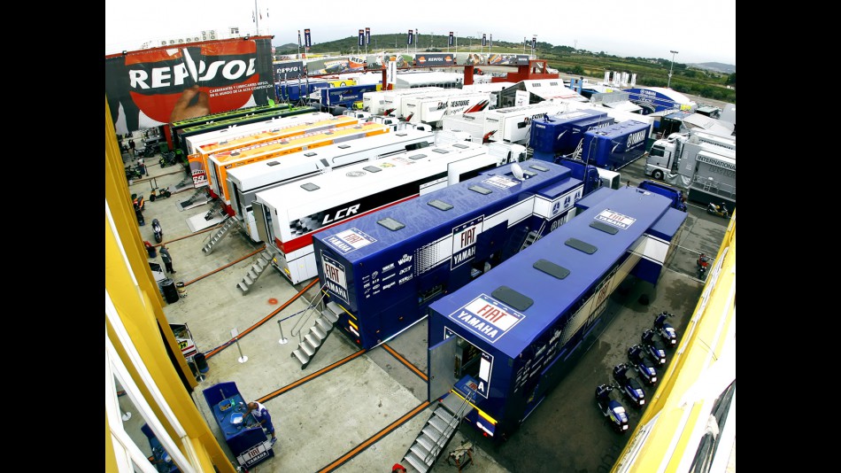 MotoGP paddock