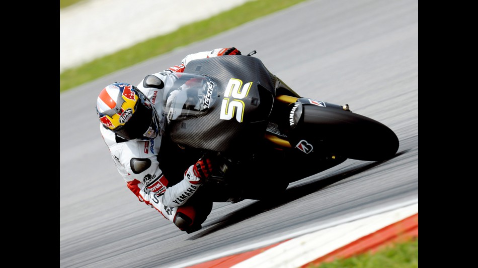 James Toseland on track