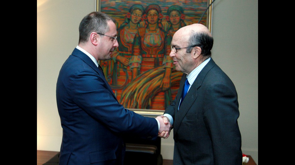 Dorna CEO Carmelo Ezpeleta meets with Bulgaria's Prime Minister Sergei Stanishev