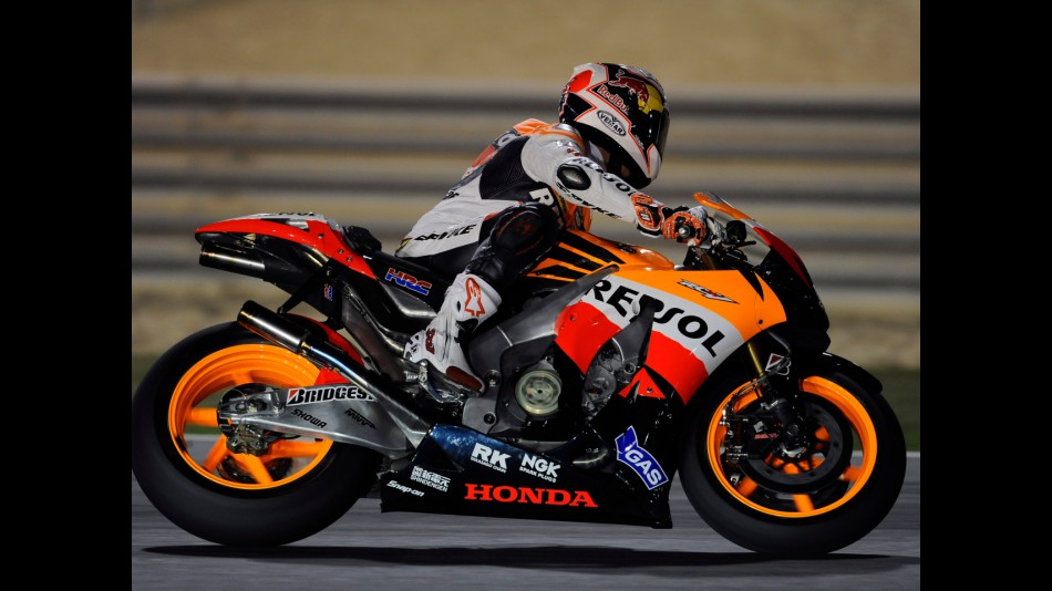 Andrea Dovizioso on track at the Losail circuit
