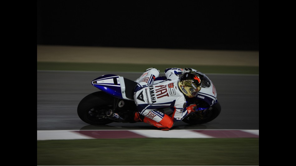 Jorge Lorenzo at the Losail Qatar Night Test