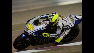 Rossi unconcerned by Stoner pace in Qatar