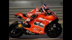 Casey Stoner in action at the Losail Qatar Night Test