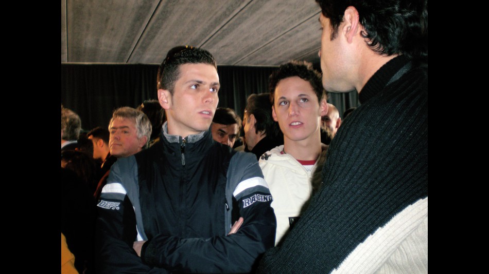 Joan Olivé and Pol Espargaró at the new Castellolí Parcmotor venue in Catalunya