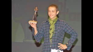 rossi at the caschi d’Oro in bolonia