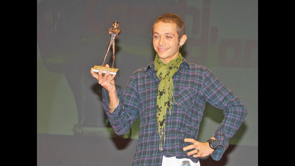 Valentino Rossi at Caschi d´Oro awards