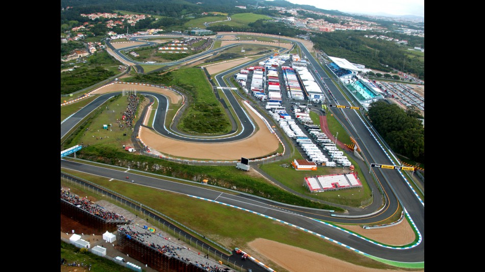 Aerial shot of Estoril Circuit