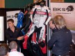 James Toseland at Daytona 200 event with leather suppliers BKS