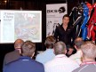 James Toseland at Daytona 200 event with leather suppliers BKS