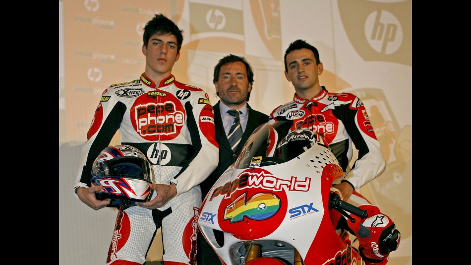 Axel Pons and Héctor Barberá with Sito Pons at the Pepe World Team Presentation
