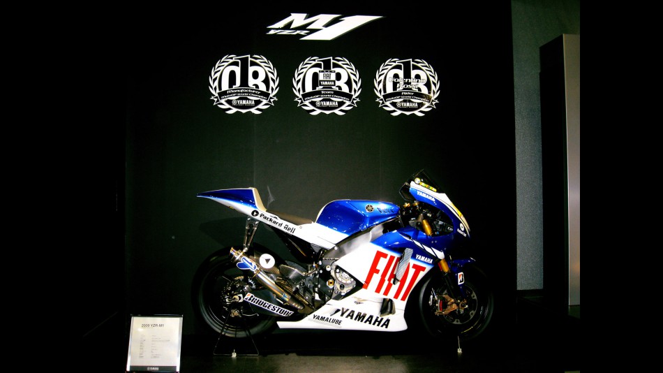 Rossi's M1 at Osaka Motorcycle show