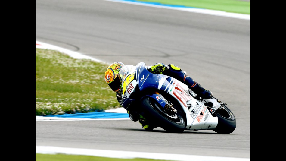Valentino Rossi on track