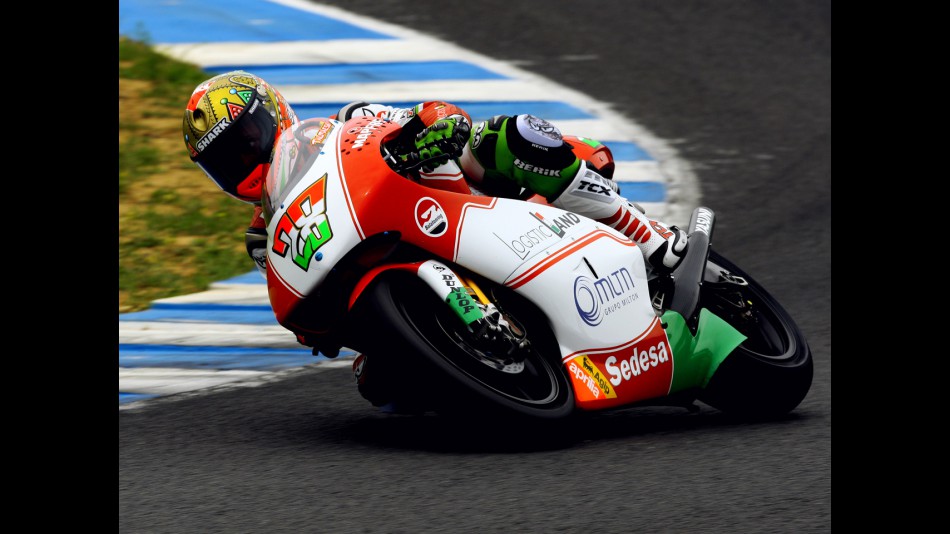 Gabor Talmacsi on track at the Official Test in Jerez