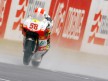 Marco Simoncelli in action in Mugello